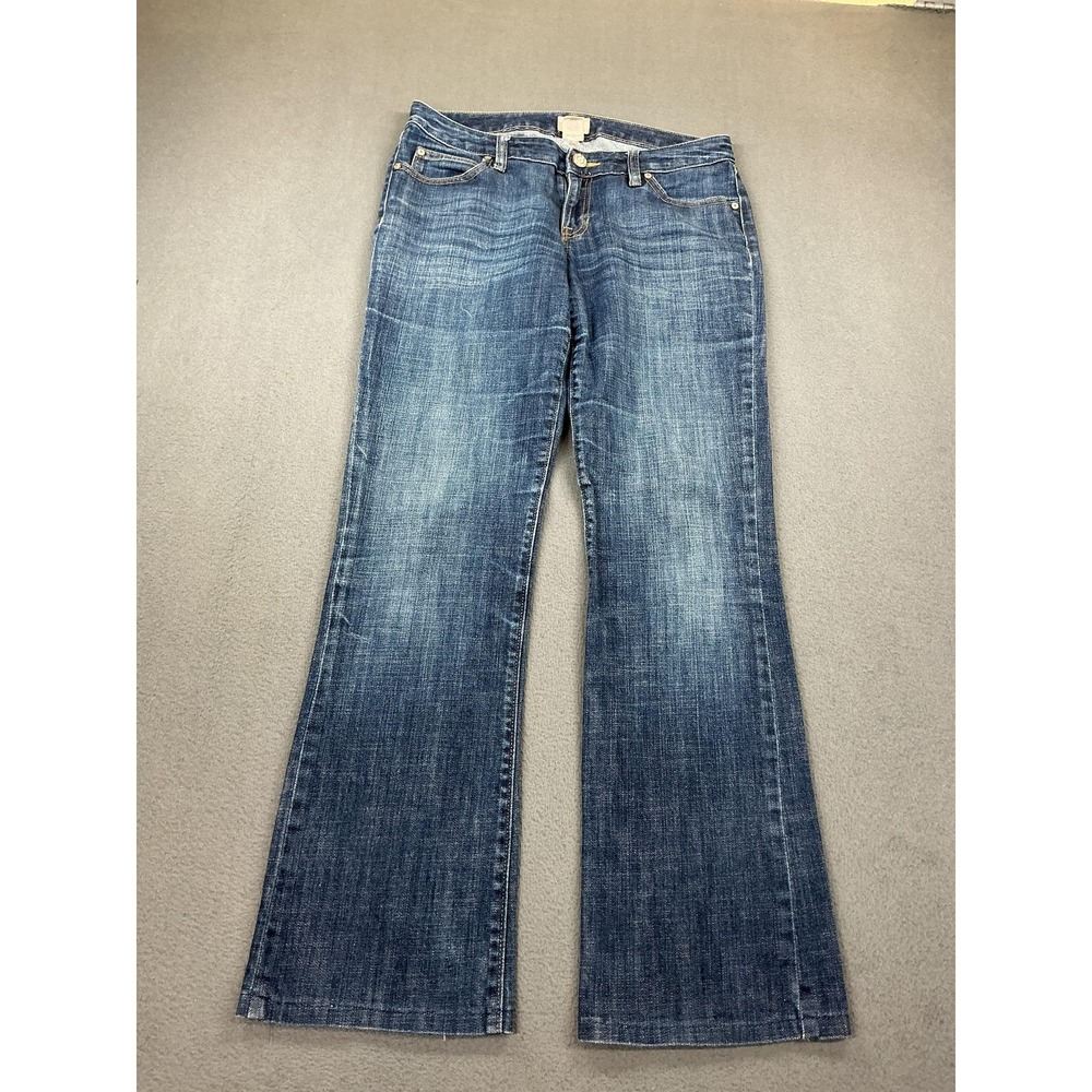 Gap 1969‎ Curvy Flare Jeans Womens 6 28L Blue Medium Wash Stretch Denim Pants